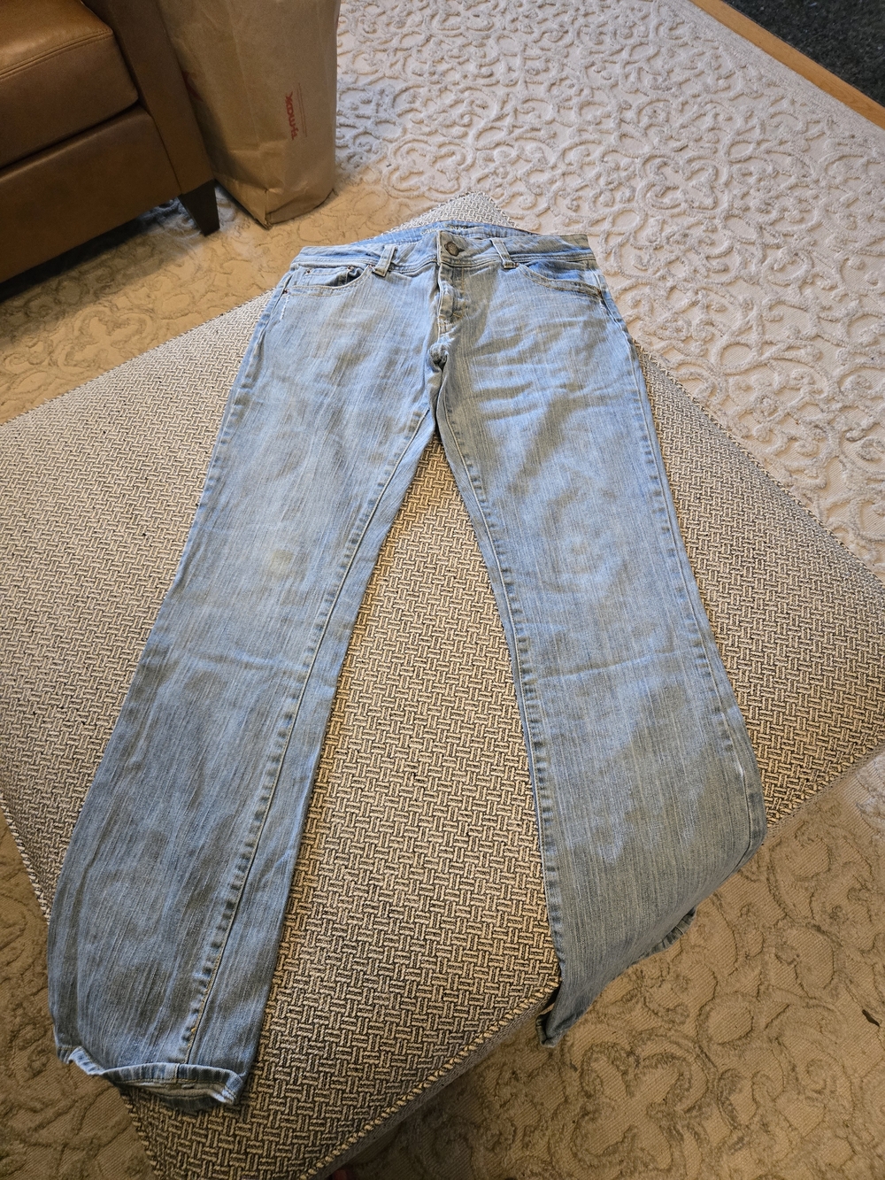 American Eagle Outfitters Light Blue Flare Jeans